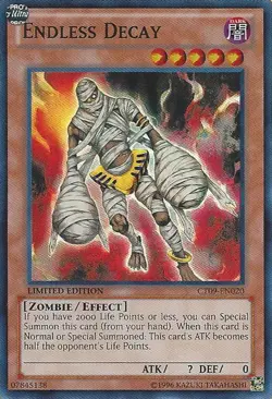 Endless Decay - CT09-EN020 - Super Rare - Limited Edition Near Mint Yugioh! Card - Image 1
