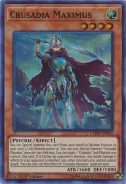 Crusadia Maximus - CYHO-EN010 - Super Rare - 1st Edition Near Mint Yugioh! Card - Image 1