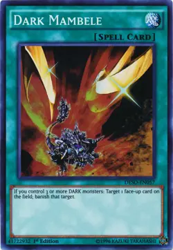 Dark Mambele - DESO-EN057 - Super Rare - 1st Edition Near Mint Yugioh! Card - Image 1