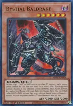 Bystial Baldrake - BLMR-EN069 - Ultra Rare - 1st Edition Near Mint Yugioh! Card - Image 1