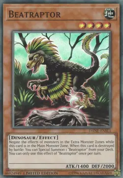 Beatraptor - DANE-ENSE1 - Super Rare - Limited Edition Near Mint Yugioh! Card - Image 1