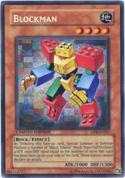 Blockman - DPK-ENSE1 - Secret Rare - Limited Edition Near Mint Yugioh! Card - Image 1