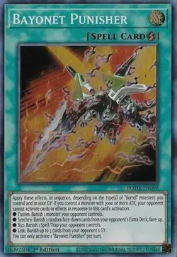 Bayonet Punisher - BODE-EN098 - Super Rare - 1st Edition Near Mint Yugioh! Card - Image 1
