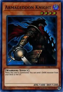 Armageddon Knight - DASA-EN040 - Super Rare - Unlimited Near Mint Yugioh! Card - Image 1