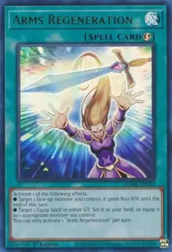 Arms Regeneration - BLMR-EN032 - Ultra Rare - 1st Edition Near Mint Yugioh! Card - Image 1