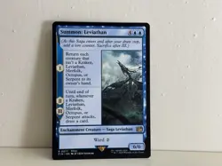 Summon: Leviathan Final Fantasy Regular Card Fin 77/108, Rare Saga MTG - Image 1