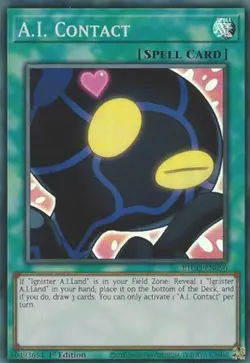 A.I. Contact - ETCO-EN056 - Super Rare - 1st Edition Near Mint Yugioh! Card - Image 1