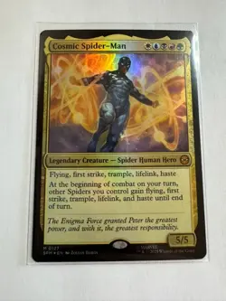Magic the Gathering (MTG) - Cosmic Spider-Man (FOIL) - Marvel's Spider-Man - Image 1