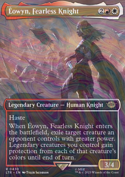 Foil Eowyn, Fearless Knight - The Lord of the Rings: Tales of Middle-earth | MTG - Image 3
