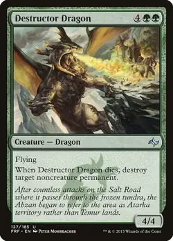 Destructor Dragon 1x MtG Fate Reforged SP/NM - Image 1