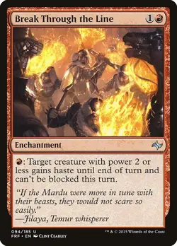 Break Through the Line 1x MtG Fate Reforged SP/NM - Image 1
