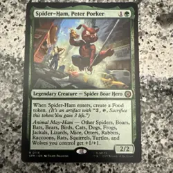 MTG Spider-Man R Spider-Ham, Peter Porker #0114 - Image 1