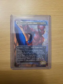 MTG Magic Sensational Spider-Man Borderless 025 Marvel's Spider-Man - Image 1