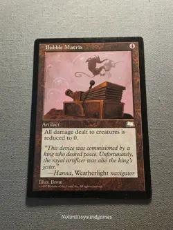 MTG Weatherlight Bubble Matrix Rare Magic The Gathering Free Shipping - Image 1