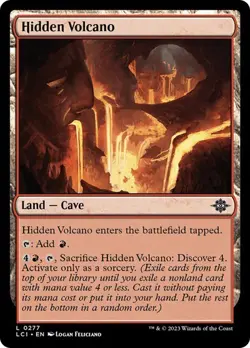 x4 NM (Playset) Hidden Volcano, MTG, LCI, Magic the Gathering, 277 - Image 1