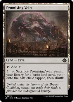x4 NM (Playset) Promising Vein, MTG, LCI, Magic the Gathering, 279 - Image 1