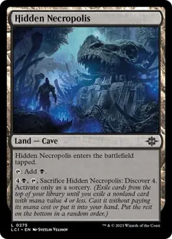 x4 NM (Playset) Hidden Necropolis, MTG, LCI, Magic the Gathering, 275 - Image 1