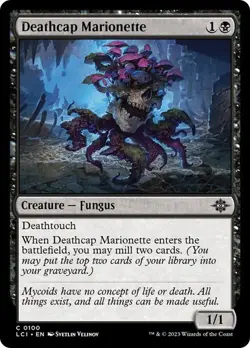 x4 NM (Playset) Deathcap Marionette, MTG, LCI, Magic the Gathering, 100 - Image 1