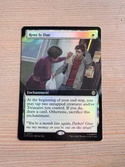Rent Is Due - 247 - MTG: Marvel’s Spider-Man - Extended Art - Rare - FOIL - Image 1