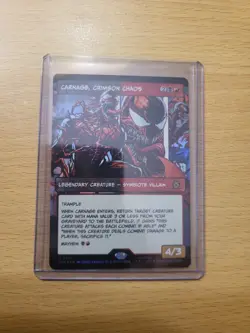 MTG Magic Carnage, Crimson Chaos (Borderless) Marvel's Spider-Man Foil - Image 1