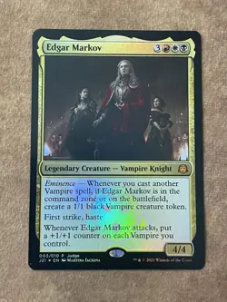 Edgar Markov Foil Rare Judge Promos #3 Magic the Gathering MTG Card NM - Image 1