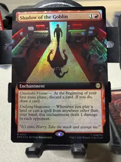 MTG Shadow of the Goblin 0262 Foil Spider-Man Marvel Universes Beyond NM/M - Image 1
