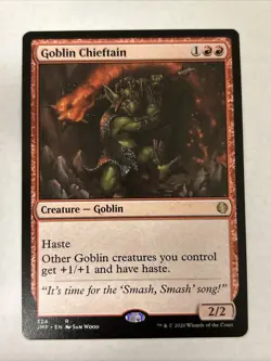 MTG Goblin Chieftain Jumpstart 324 Regular Rare NM - Image 1