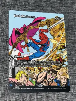 Feed the Swarm (Borderless) 0016 (M) MTG Spider-Man Eternal-Legal (MAR) Non Foil - Image 1