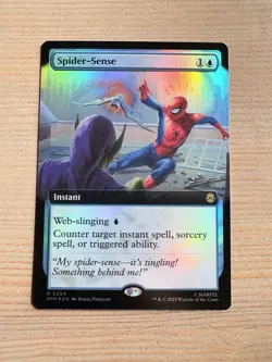 Spider-Sense - 254 - MTG: Marvel’s Spider-Man - Extended Art - Rare - FOIL - Image 1