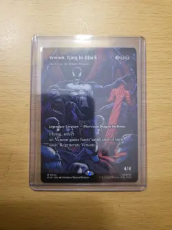 MTG Magic Venom King in Black 022 MARVEL ETERNAL MYTHIC Foil -Skythiryx - Image 1