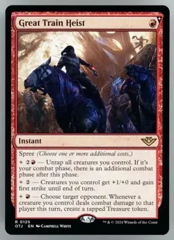 Great Train Heist - Outlaws of Thunder Junction - #125 - MTG - NM - Image 1