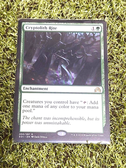 MTG Cryptolith Rite English Green Enchantment 2016 INR/0189 WotC Used F/S Japan - Image 1