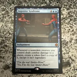 x1 Impostor Syndrome M MTG Marvel's Spider-Man M/NM, English IN HAND - Image 1