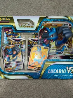 Small Rip Lucario VSTAR Special Collection Box Pokemon TCG Factory Sealed - Image 1