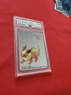 GEM MINT Pokemon: Flareon Silver Intermediate Tower 1 FR & LG e Battle T005 PSA - Image 5