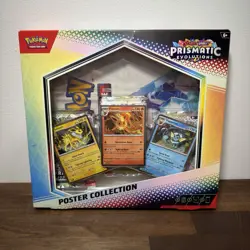 Pokemon TCG Scarlet & Violet Prismatic Evolutions Poster Collection Box - Image 1