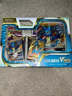 Brand New Lucario VSTAR Special Collection Box Pokemon TCG Factory Sealed - Image 1