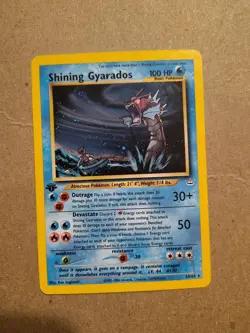 Pokemon Neo Revelation 1st Edition Shining Gyarados Card 65/64 Secret Holo - Image 1