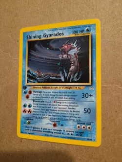Pokemon Neo Revelation 1st Edition Shining Gyarados Card 65/64 Secret Holo - Image 2