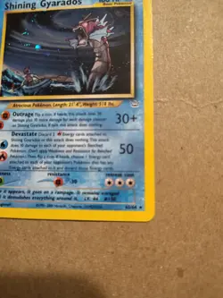 Pokemon Neo Revelation 1st Edition Shining Gyarados Card 65/64 Secret Holo - Image 5