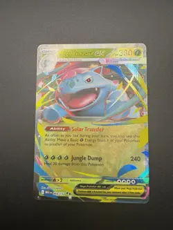 Pokemon TCG Mega Venusaur EX 003/132 Double Rare Mega Evolution NM Pack Pulled! - Image 2