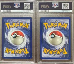 PSA 8 HORSEA 49 SEADRA 42 FOSSIL 1ST EDITION POKEMON NM MINT - Image 2