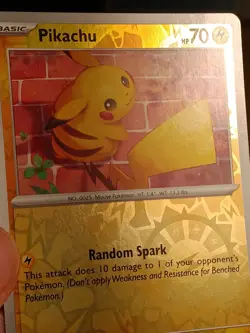 Pokemon TCG Temporal Forces Reverse Holo 051 Pikachu - Image 2