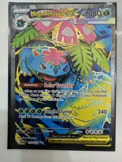 Mega Venusaur Ex 155/132 Full Art Ultra Rare - Pokemon TCG Mega Evolution NM - Image 1