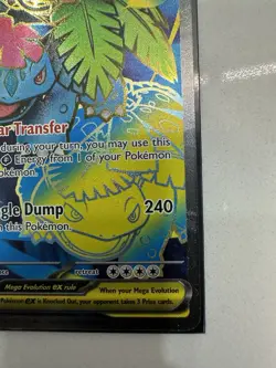 Mega Venusaur Ex 155/132 Full Art Ultra Rare - Pokemon TCG Mega Evolution NM - Image 5