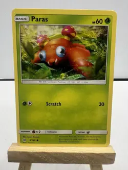 Paras 4/149 SM Base Set Regular Sun and Moon Pokemon - Image 1