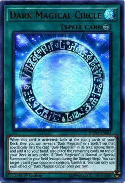 Dark Magical Circle - DUPO-EN051 - Ultra Rare - 1st Edition Near Mint Yugioh! Ca - Image 1