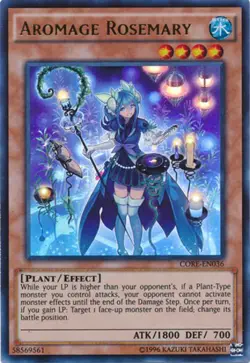 Aromage Rosemary - CORE-EN036 - Ultra Rare - Unlimited Edition Near Mint Yugioh! - Image 1