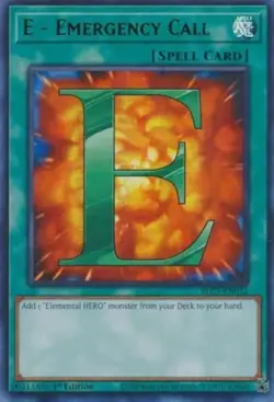 E - Emergency Call - BLC1-EN032 - Ultra Rare - 1st Edition Near Mint Yugioh! Car - Image 1