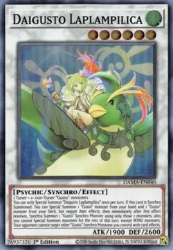 Daigusto Laplampilica - DAMA-EN040 - Super Rare - 1st Edition Near Mint Yugioh! - Image 1